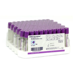TUBO VACUTAINER LILA EDTA K2 DE 4 ML